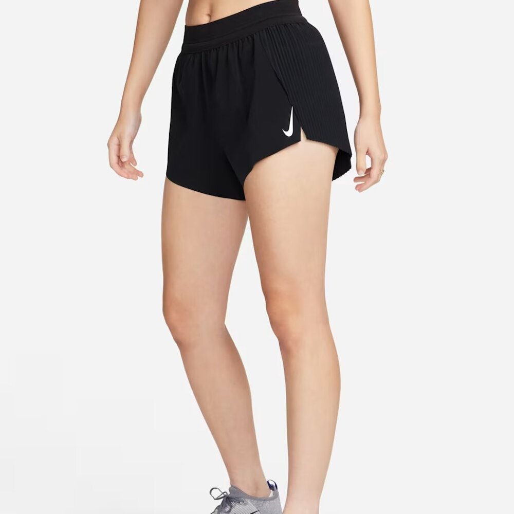 Nike AeroSwift Women's Dri-FIT ADV Mid-Rise Brief-Lined running shorts Small